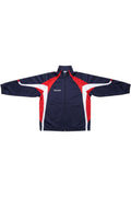 Diadora Herren Trainingsjacke Blau Rot Weiß Größe S