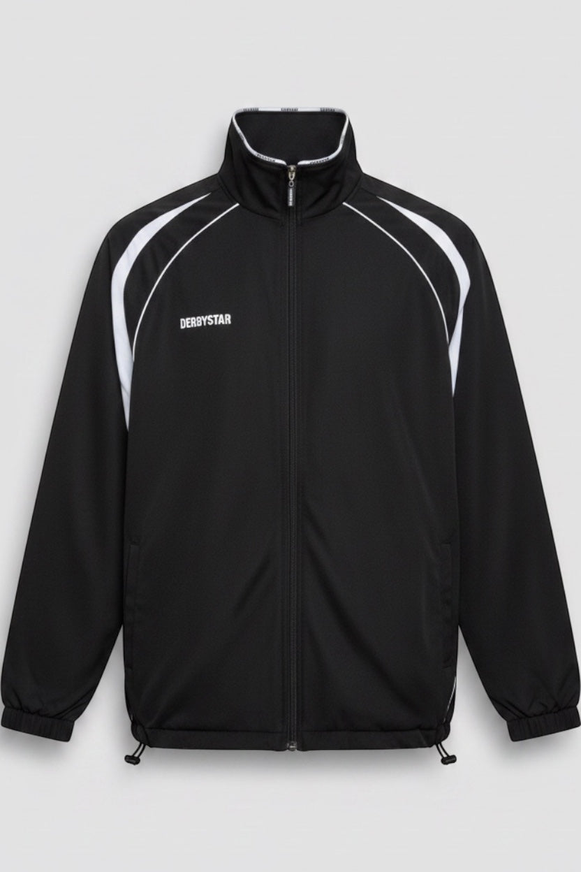 Derbystar Herren Trainingsjacke Schwarz Weiß Größe XXL