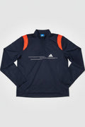 Adidas Herren Trainingsoberteil Blau Rot Größe M