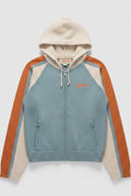 Converse Herren Kapuzenpullover Blau Beige Orange Größe XL