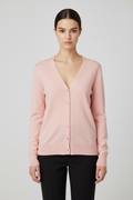 Massimo Dutti Damen Strickjacke Pink Größe XL