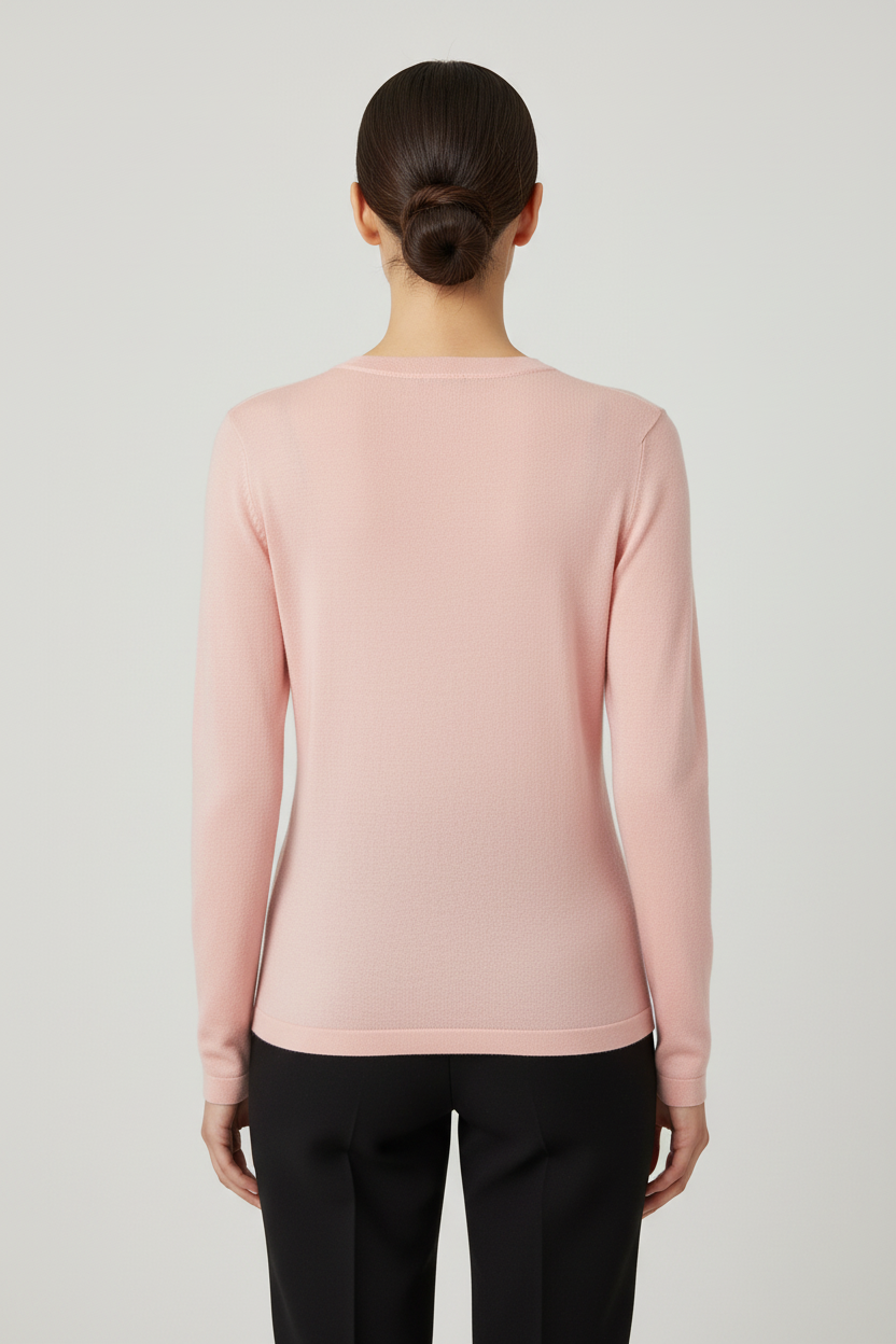 Massimo Dutti Damen Strickjacke Pink Größe XL