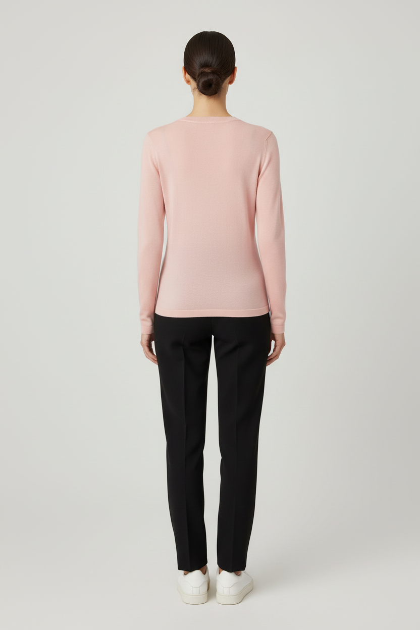 Massimo Dutti Damen Strickjacke Pink Größe XL