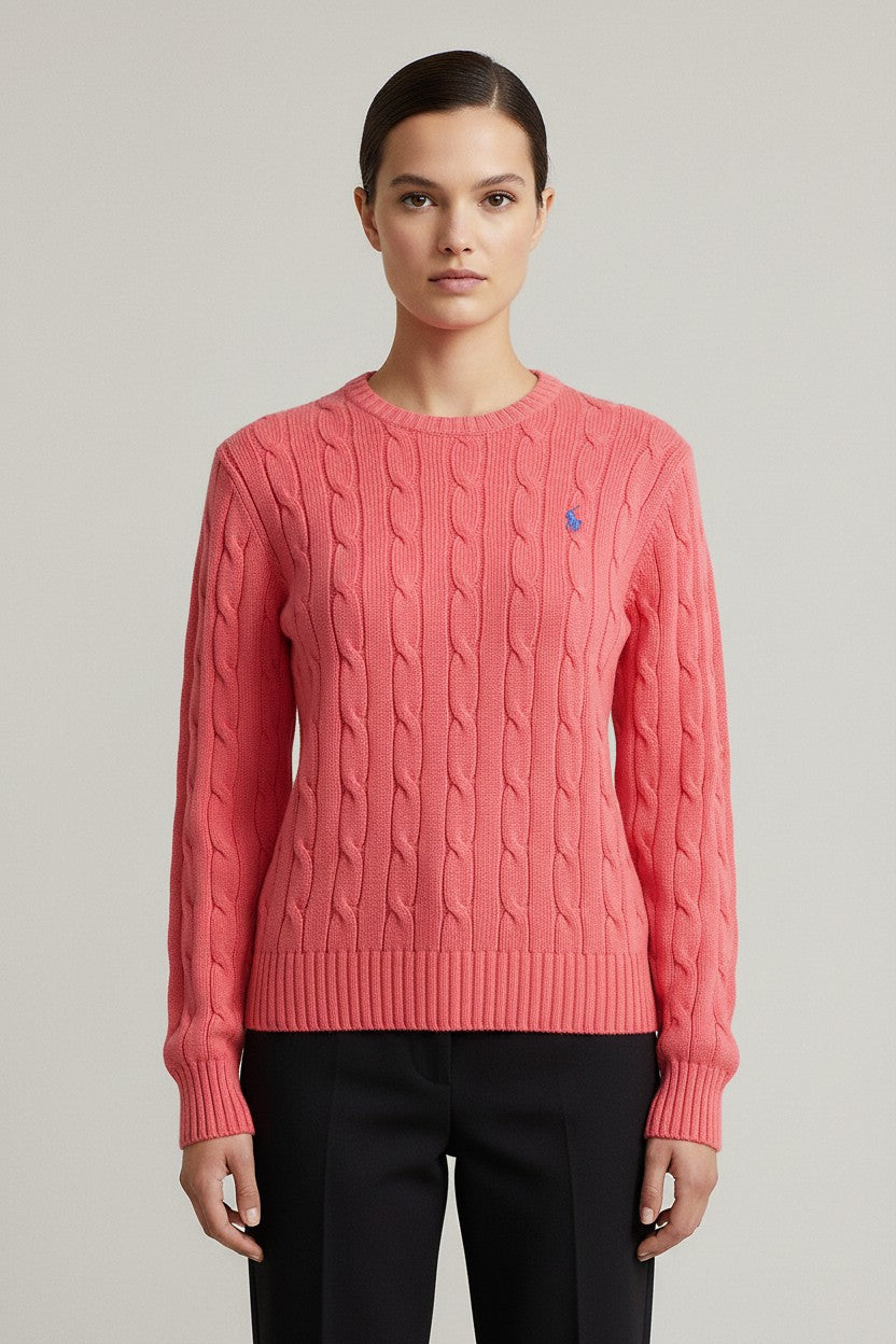 Polo Ralph Lauren Damen Strickpullover Pink Größe L