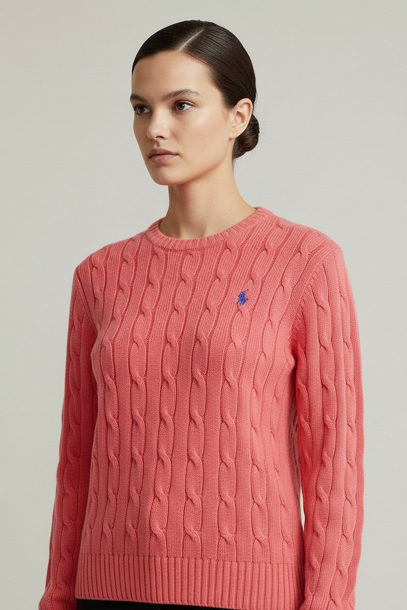 Polo Ralph Lauren Damen Strickpullover Pink Größe L