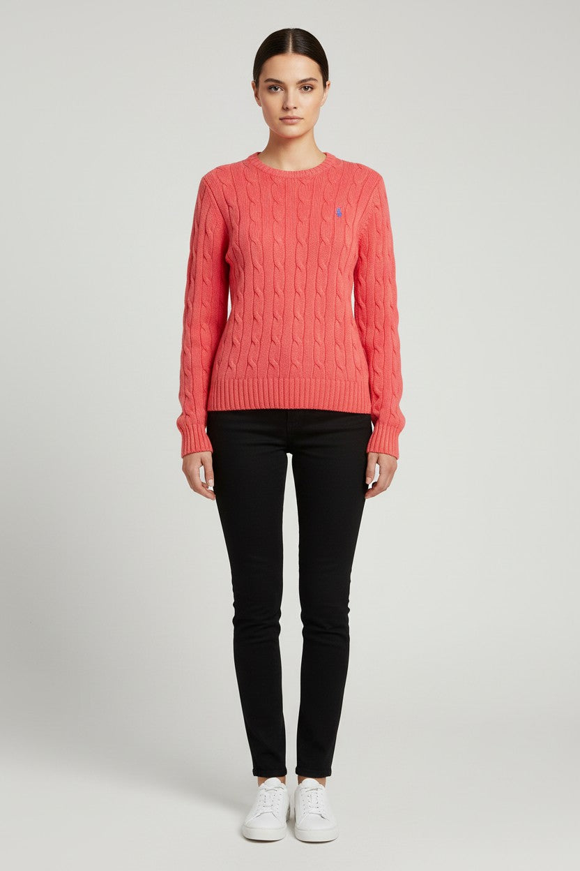 Polo Ralph Lauren Damen Strickpullover Pink Größe L