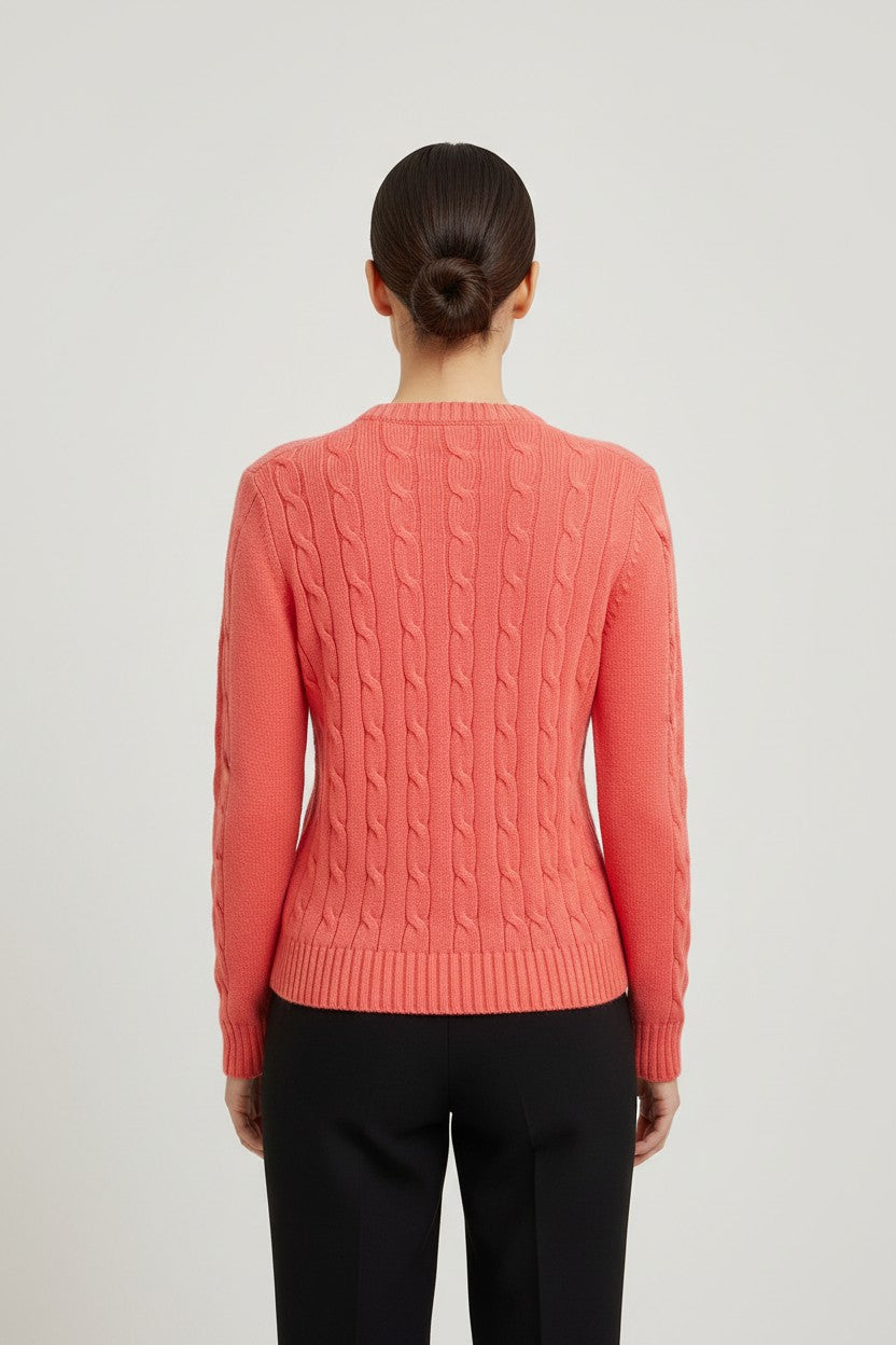 Polo Ralph Lauren Damen Strickpullover Pink Größe L