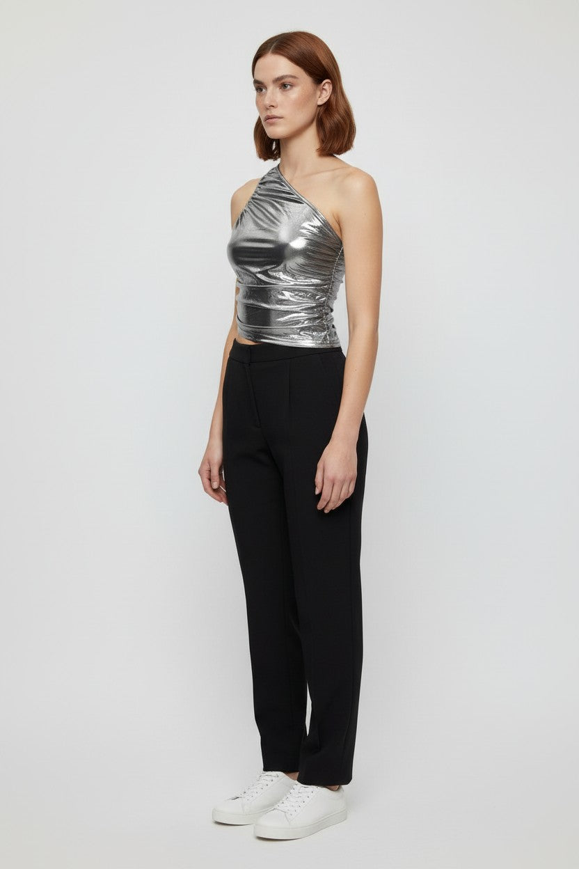 Cider Damen Top Silber Größe S