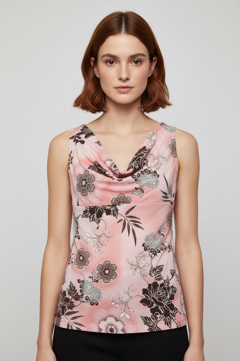 Daniel Laurent Damen Top Pink Mehrfarbig Größe XL