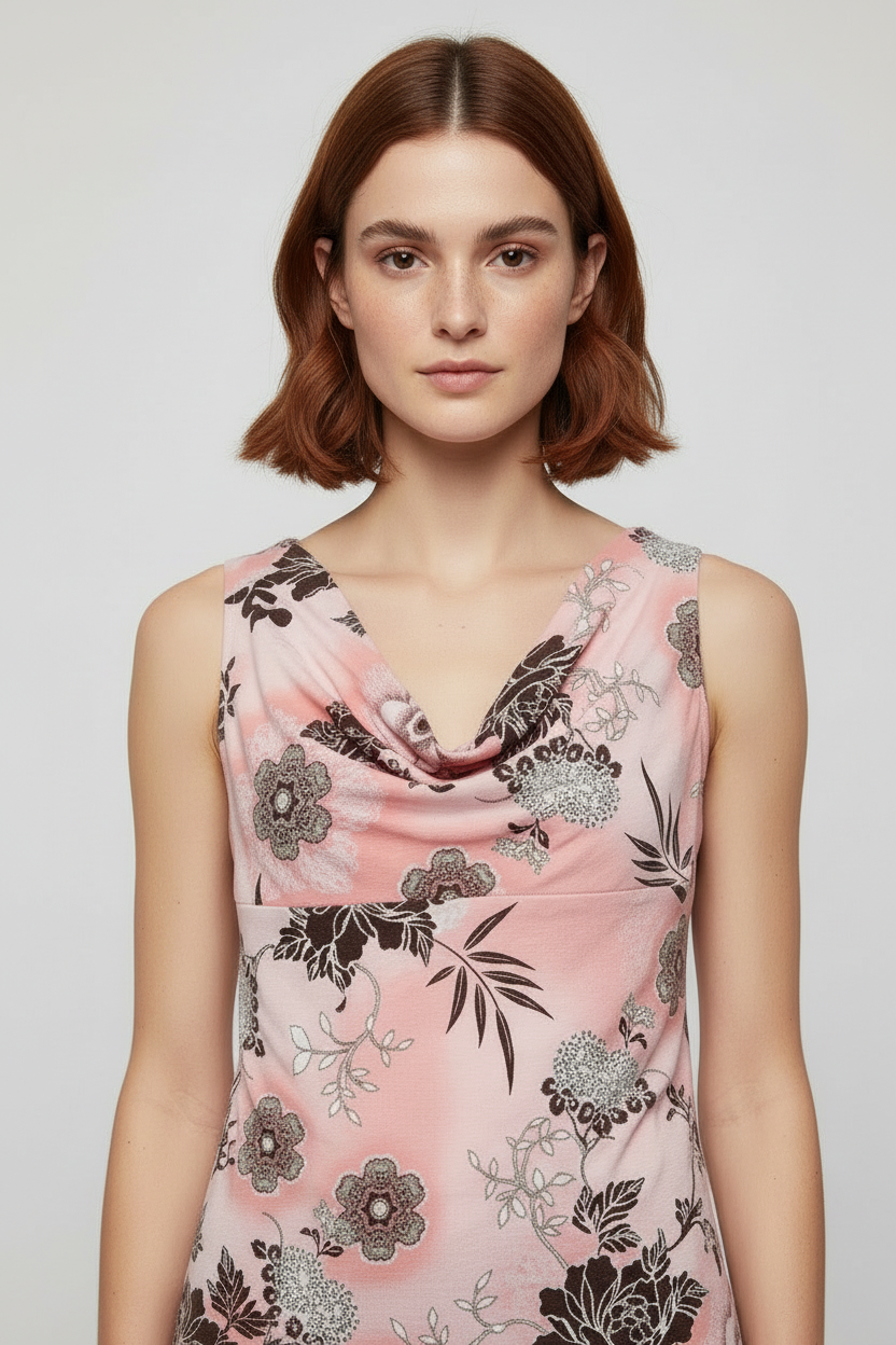Daniel Laurent Damen Top Pink Mehrfarbig Größe XL