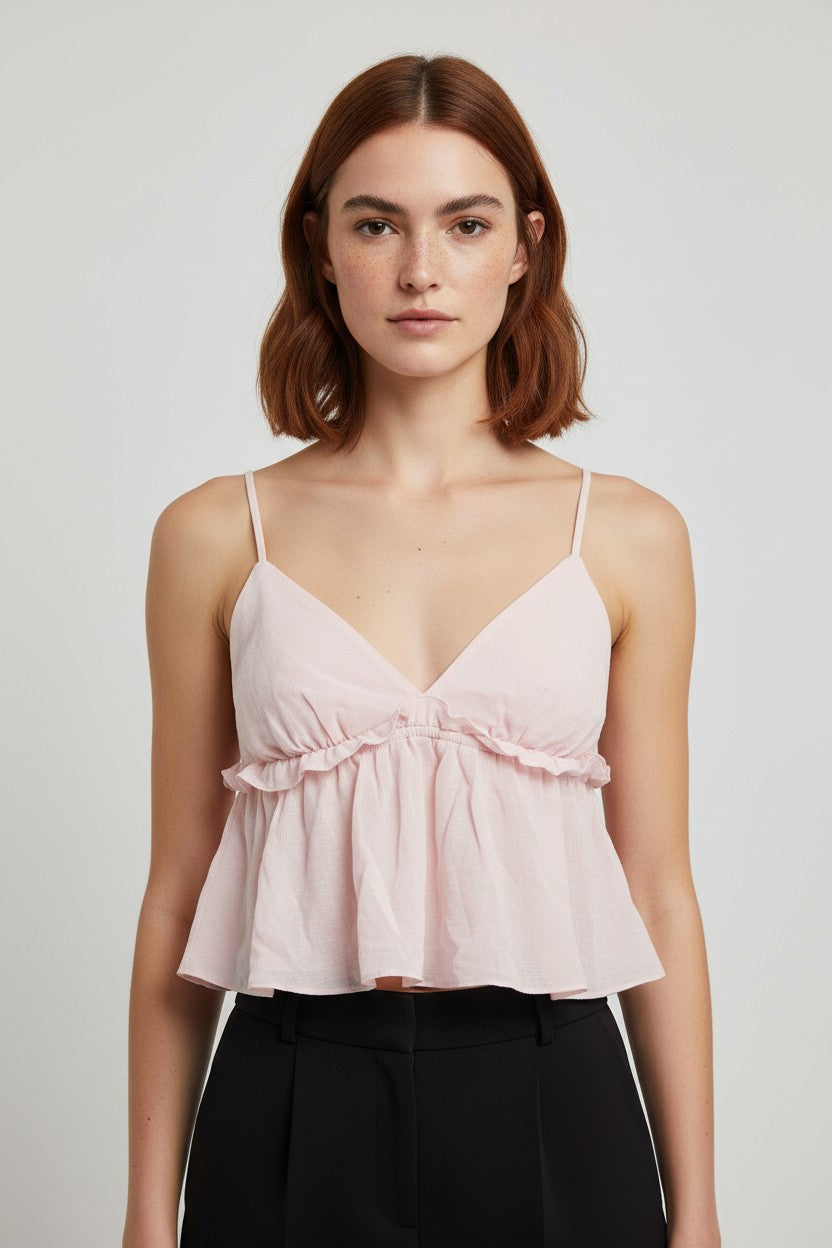 FB Sister Damen Top Pink Größe L