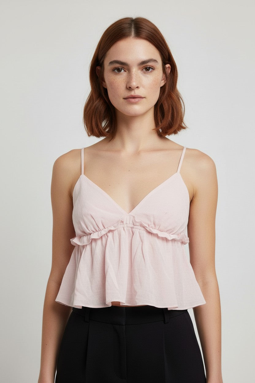 FB Sister Damen Top Pink Größe L