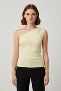 Gina Tricot Damen Top Gelb Größe S