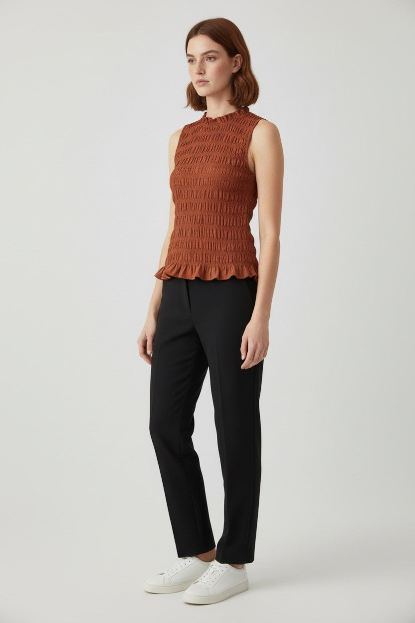 H&M Damen Top Braun Größe XL
