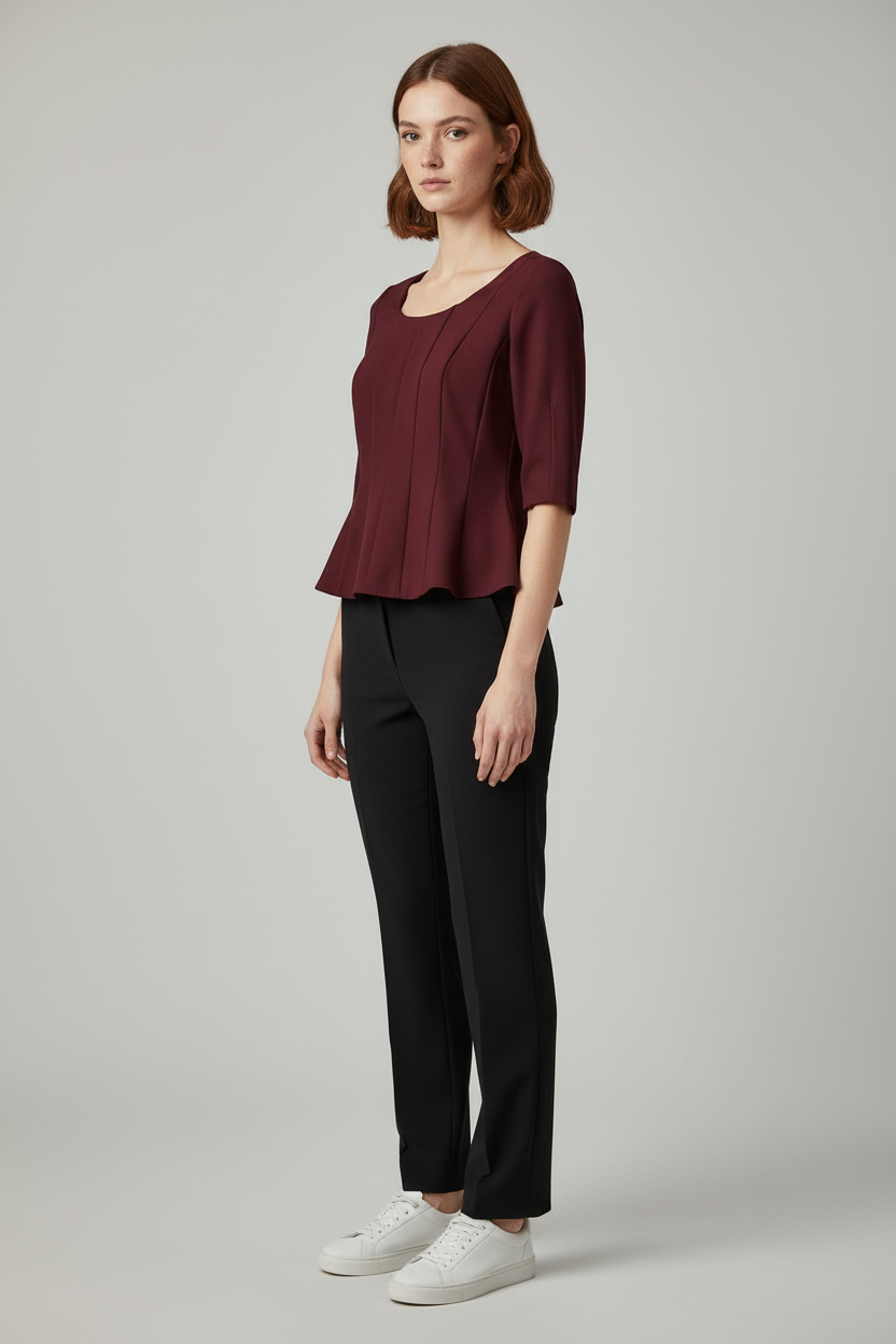 H&M Damen Top Rot Größe M