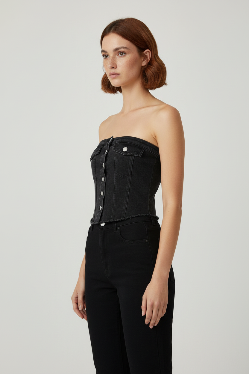 New Yorker Damen Top Grau Größe M