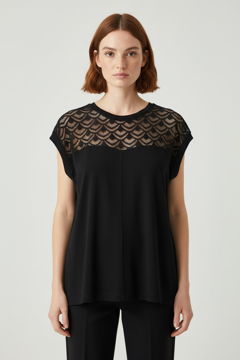 ONLY Damen Top Schwarz Größe XL