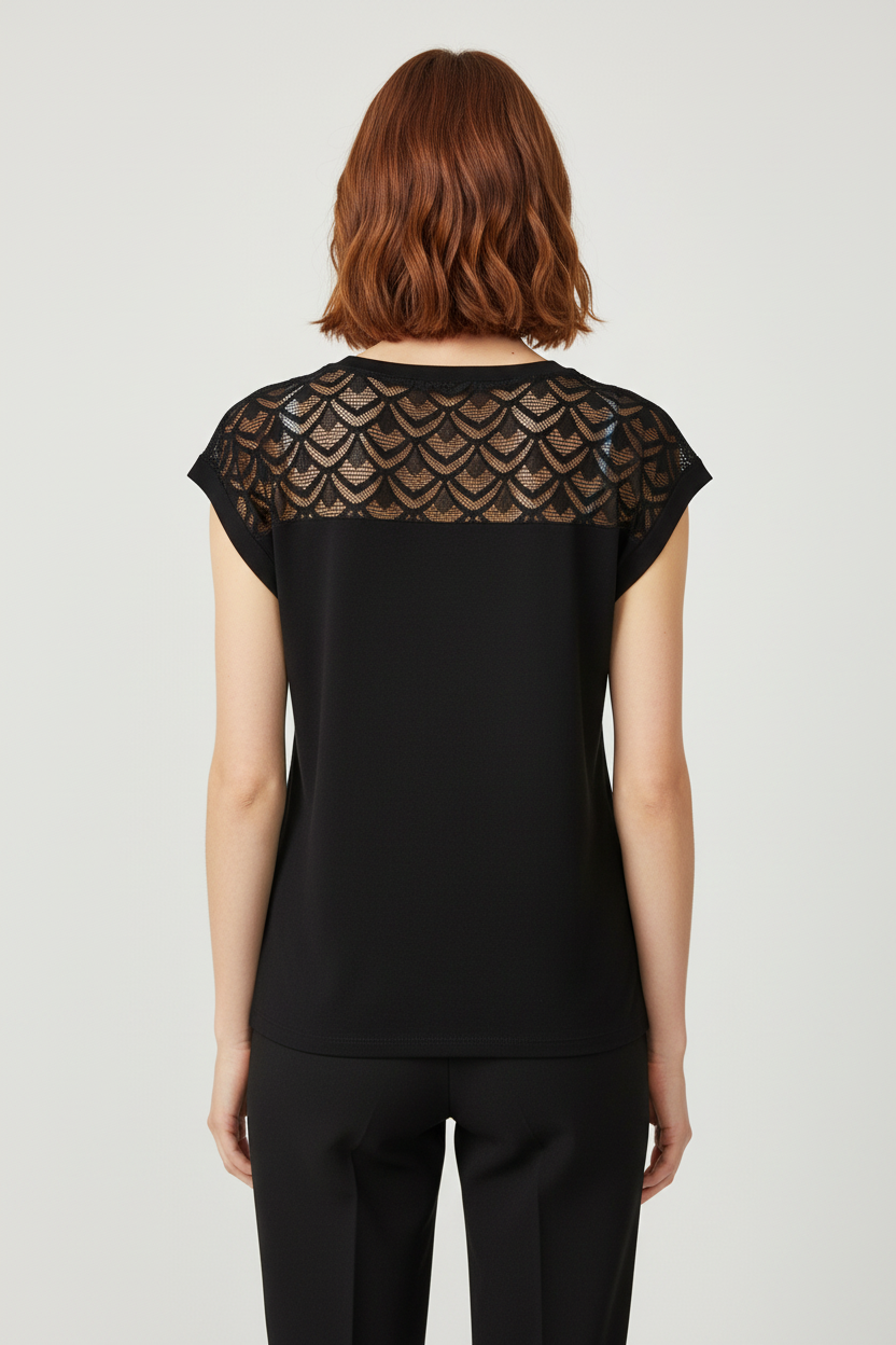 ONLY Damen Top Schwarz Größe XL