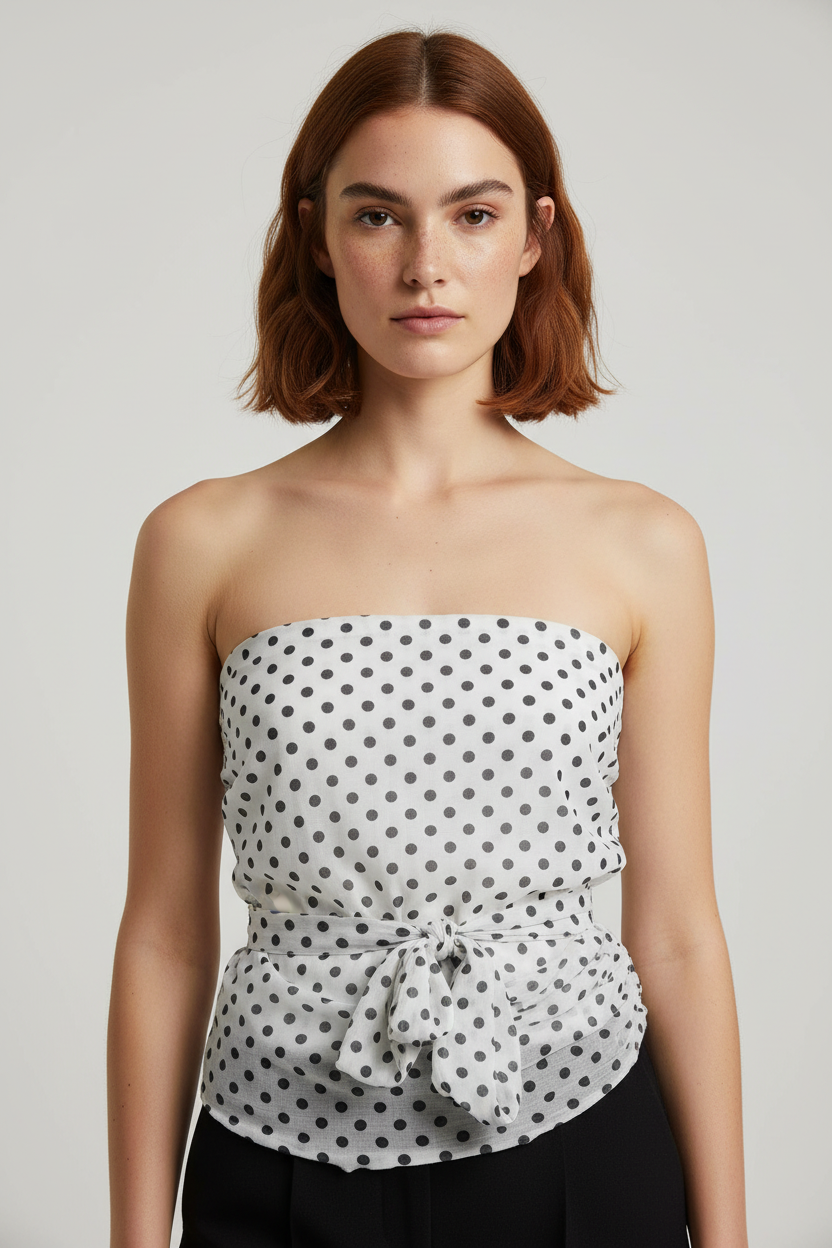 Romwe Damen Top Weiß Schwarz Größe L