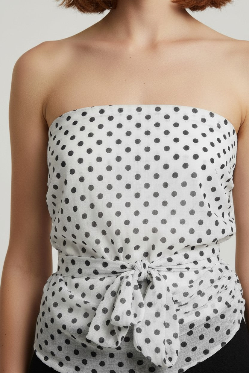 Romwe Damen Top Weiß Schwarz Größe L