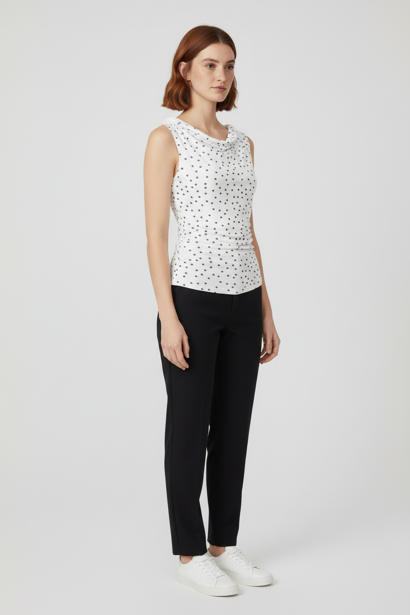 STR Teen Damen Top Weiß Schwarz Größe XS