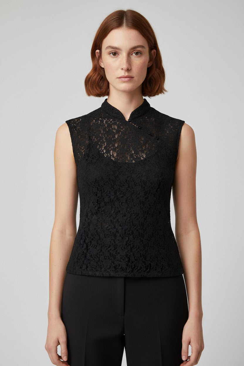 Stradivarius Damen Top Schwarz Größe XS