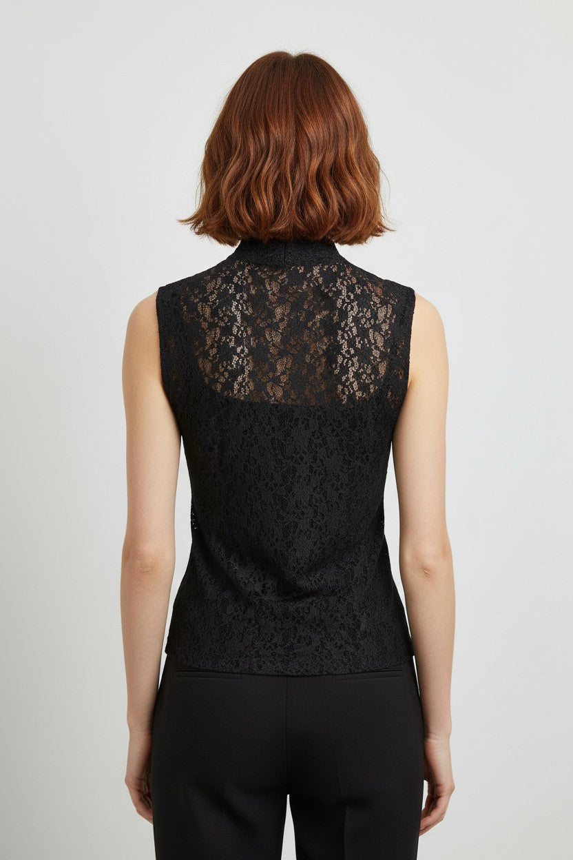 Stradivarius Damen Top Schwarz Größe XS