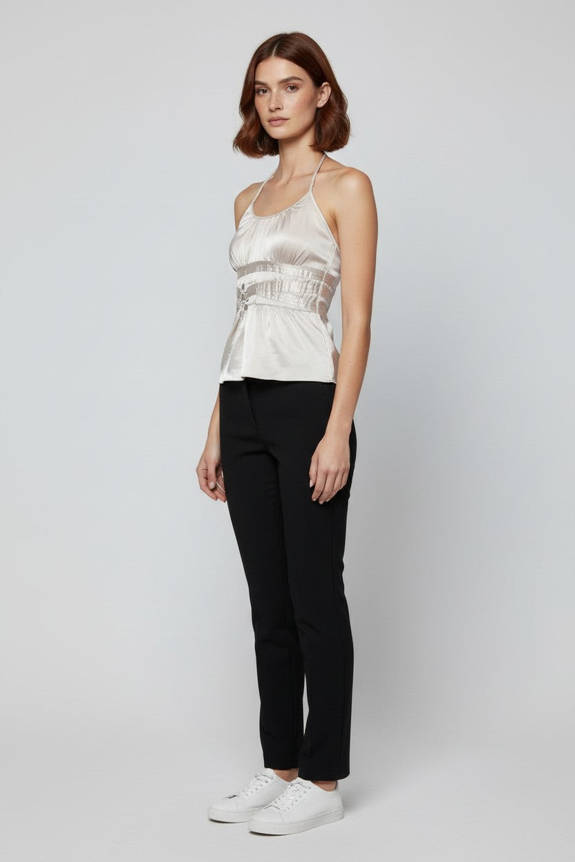 VILA Damen Top Beige Größe XS