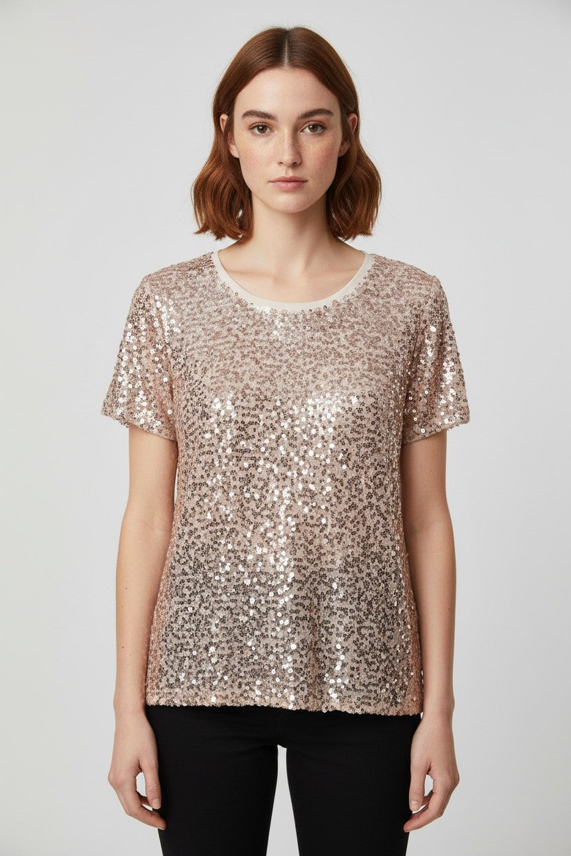 Buch Copenhagen Damen Top Gold Größe XL