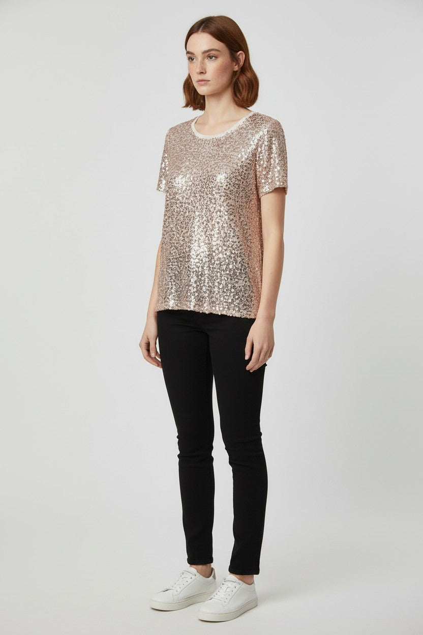 Buch Copenhagen Damen Top Gold Größe XL