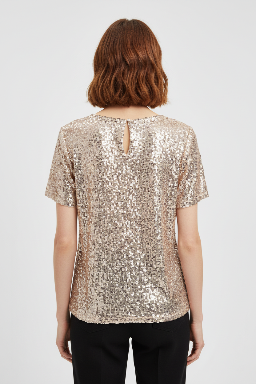 Buch Copenhagen Damen Top Gold Größe XL