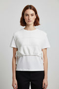 Desigual Damen Top Weiß Größe L