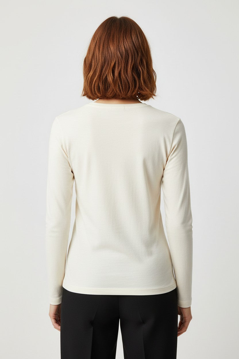 DKNY Damen Top Beige Größe L