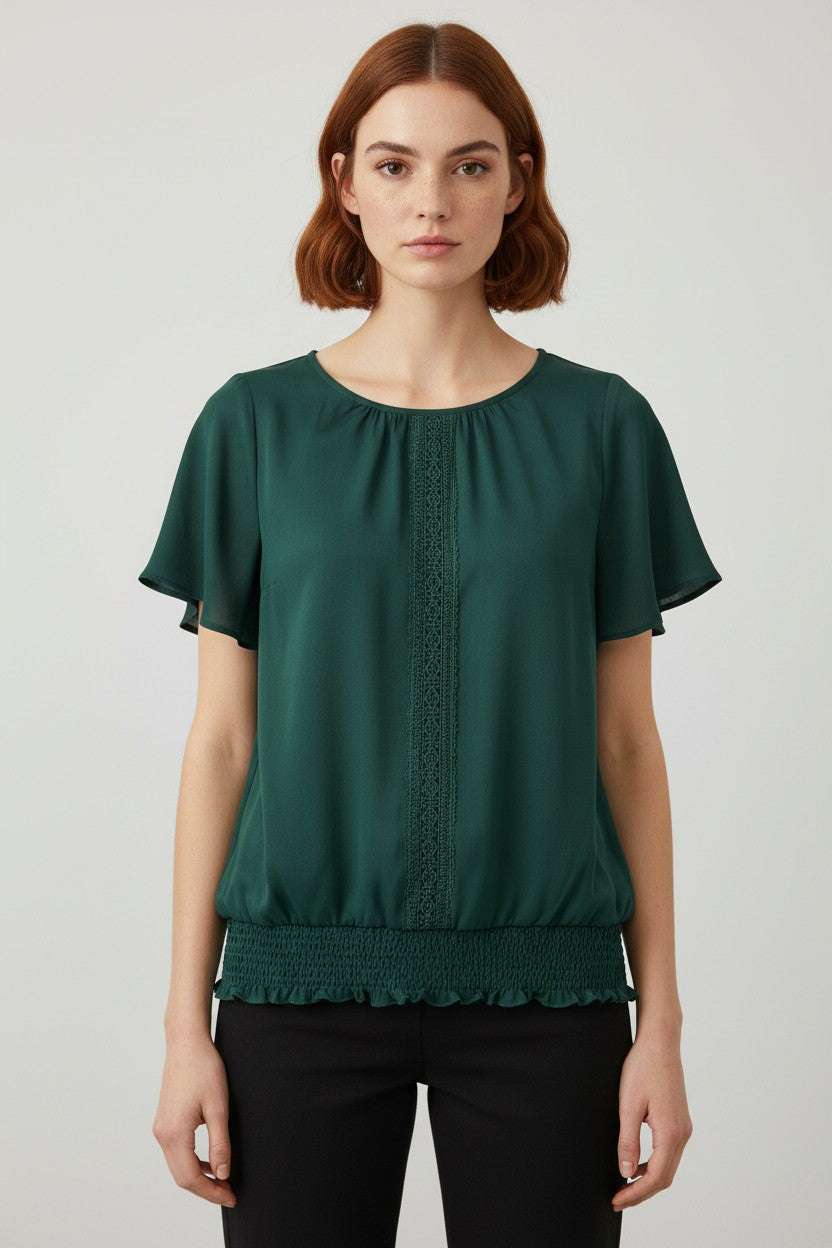 Emery Rose Damen Top Grün Größe XXL