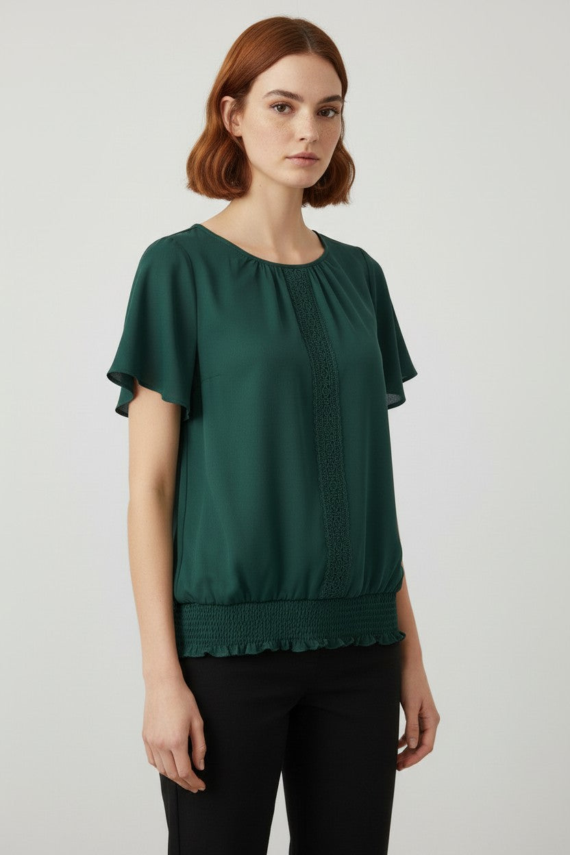 Emery Rose Damen Top Grün Größe XXL