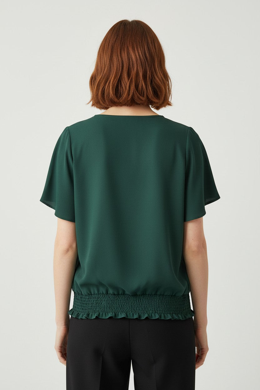 Emery Rose Damen Top Grün Größe XXL
