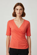 ESPRIT Damen Top Rot Größe XXL