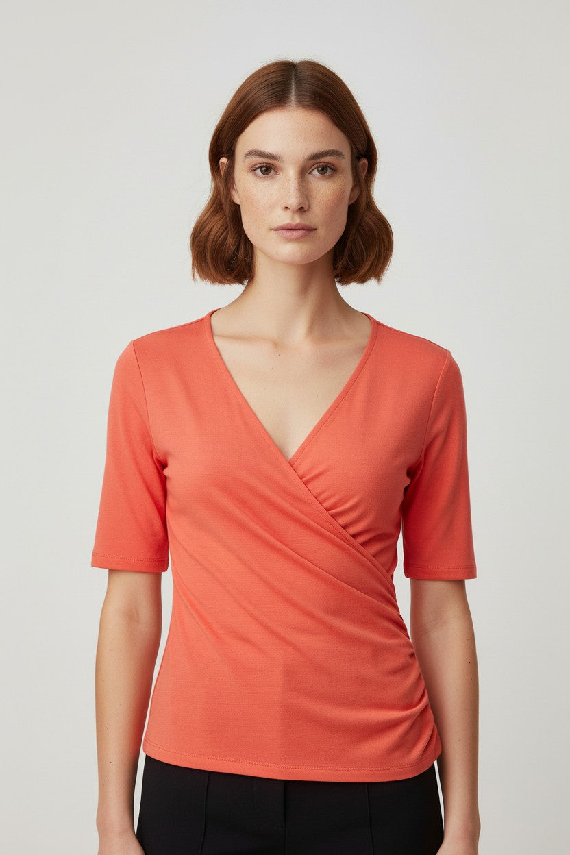 ESPRIT Damen Top Rot Größe XXL