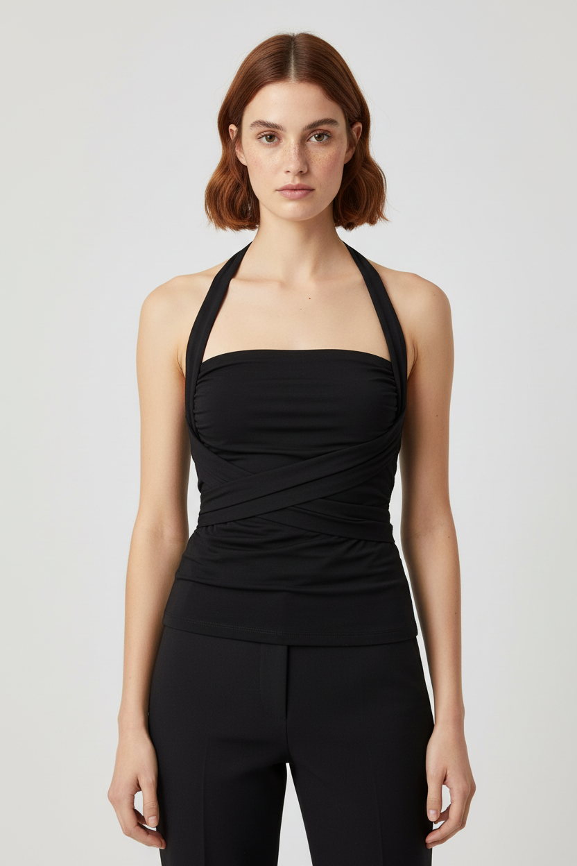 Gestuz Damen Top Schwarz Größe S
