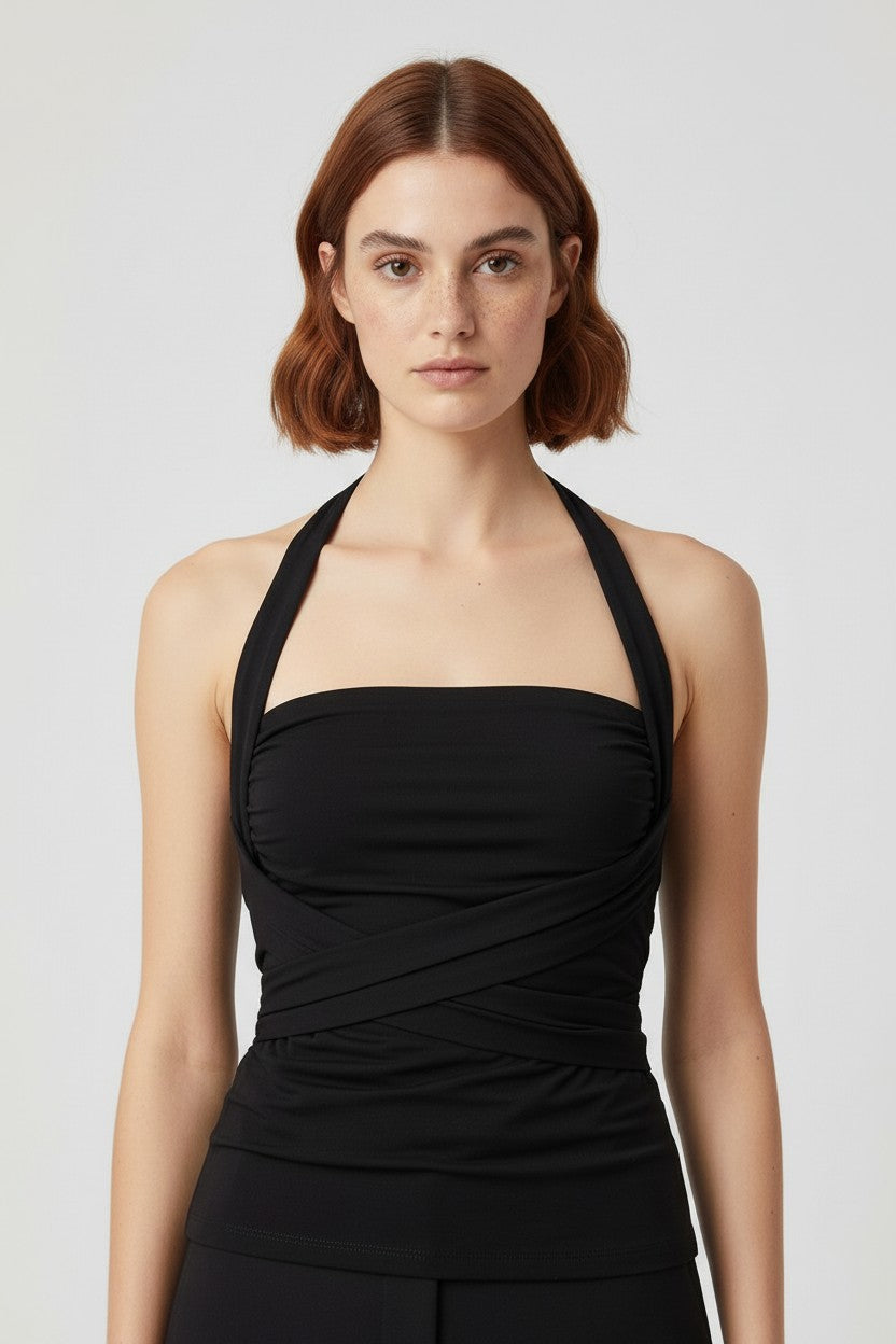 Gestuz Damen Top Schwarz Größe S