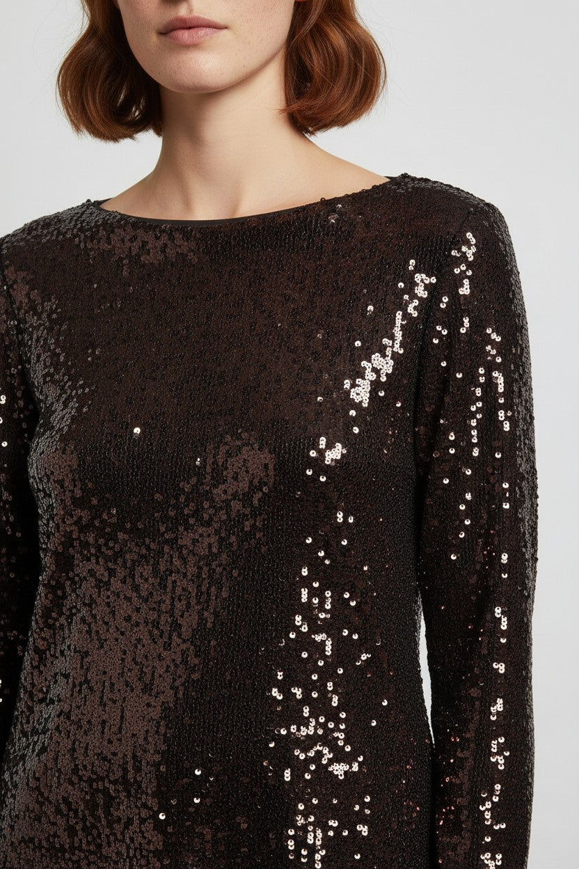 H&M Damen Top Braun Größe XL