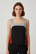 Mexx Sport Damen Top Grau Größe XL