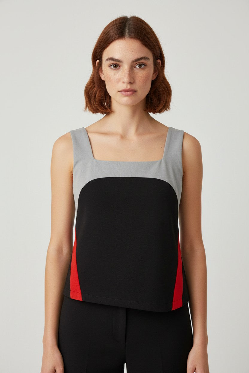 Mexx Sport Damen Top Grau Größe XL