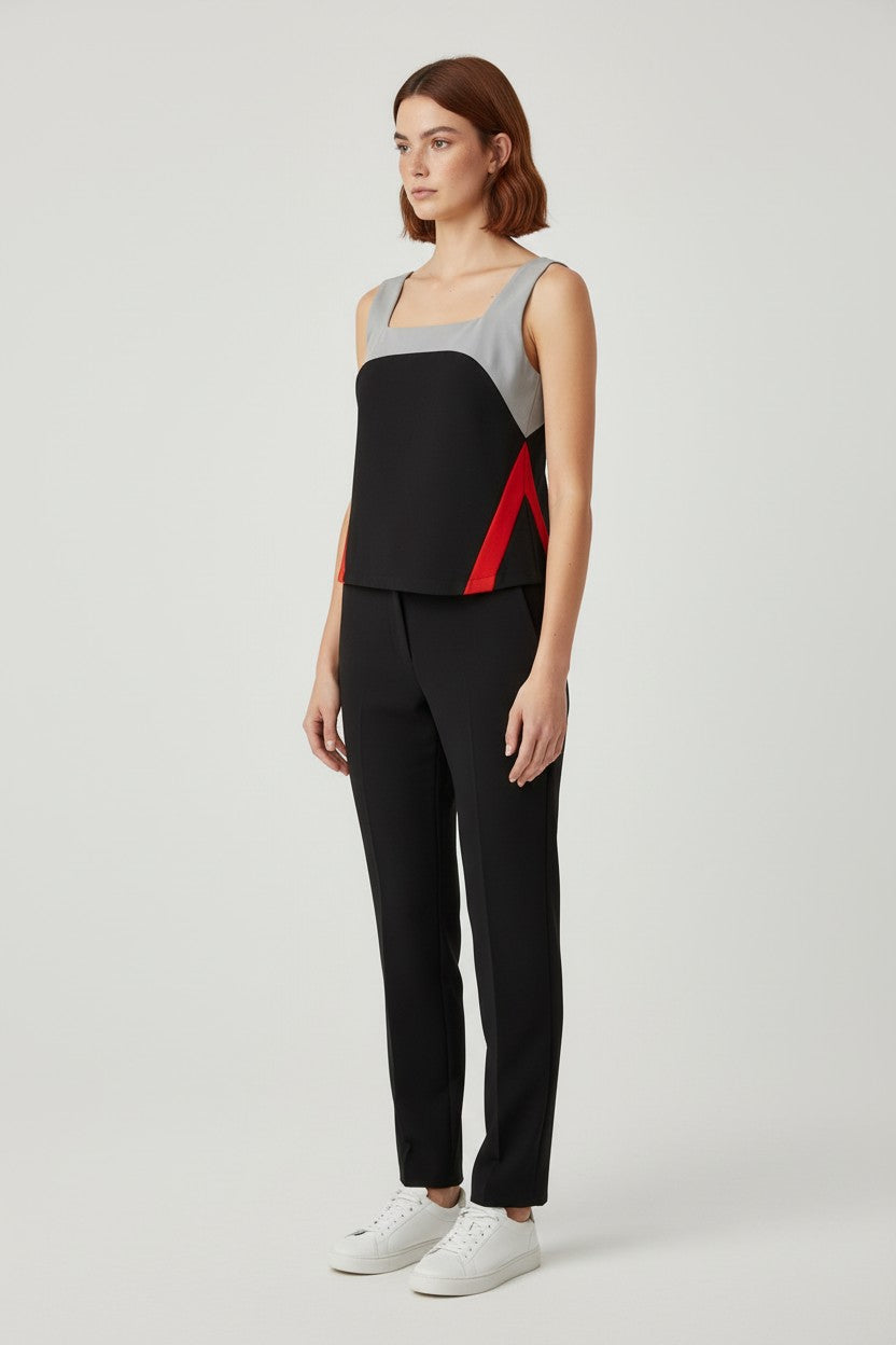 Mexx Sport Damen Top Grau Größe XL