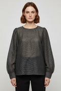 Mos Mosh Damen Top Grau/Gold Größe XL