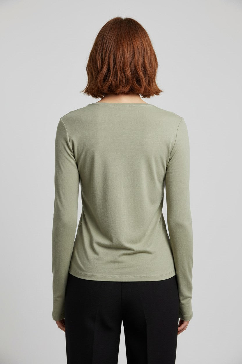 NA-KD Damen Top Grün Größe XL