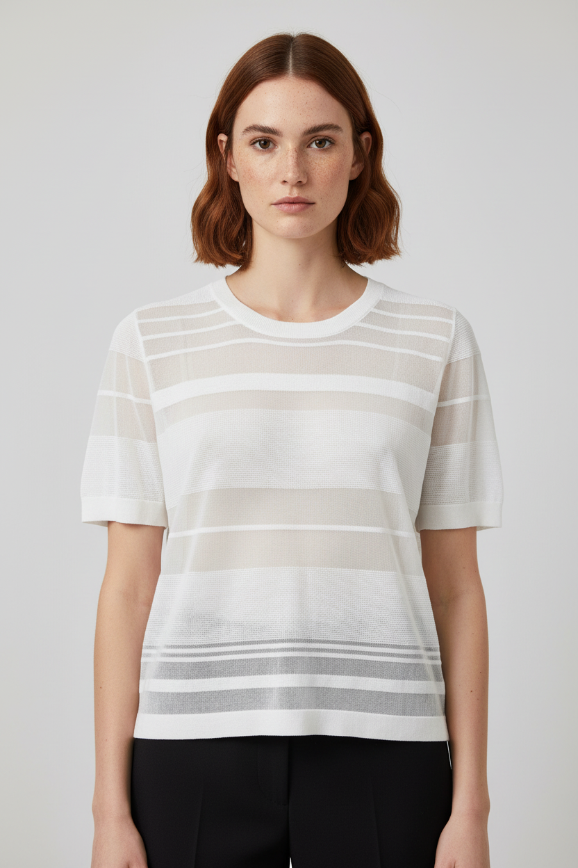 Selected Femme Damen Top Weiß Größe XL