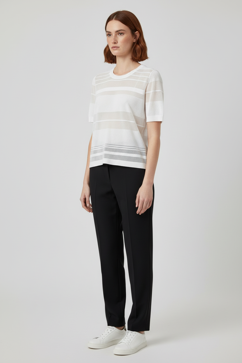 Selected Femme Damen Top Weiß Größe XL