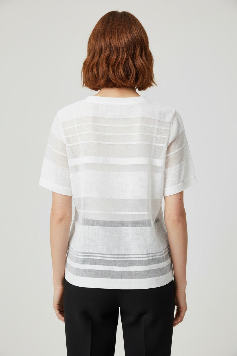 Selected Femme Damen Top Weiß Größe XL