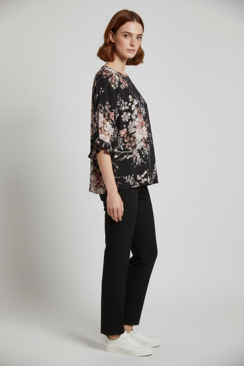 Shein Curve Damen Top Schwarz Größe 2XL